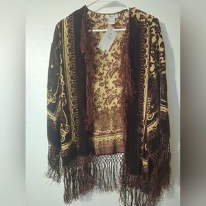 NWT Velvet Kimono